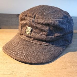 Obey Cadet Hat - Cap, Andre Logo - Charcoal Grey, Adjustable Strap Back - OS